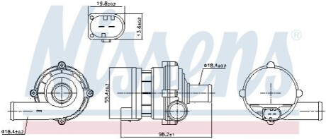 Автозапчасть NISSENS 832169