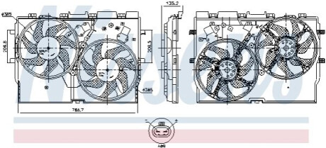 Вентилятор NISSENS 850004