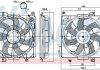 Вентилятор, система охолодження двигуна NISSENS 850039 (фото 5)