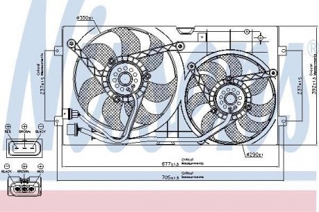 Вентилятор системи вентиляції салону NISSENS 85250
