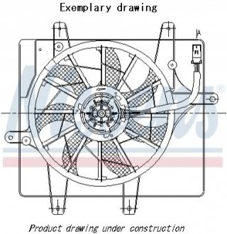 Вентилятор охолодження двигуна NISSENS 85915 (фото 1)