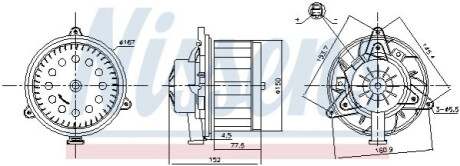 Автозапчасть NISSENS 87618