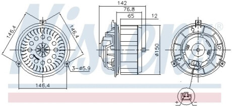 Автозапчасть NISSENS 87623