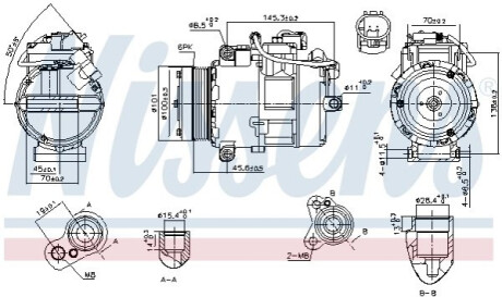 КОМПРЕСОР КОНДИЦІОНЕРУ NISSENS 890012