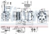 Компресор Кондиціонера Scania P/g/r/t 12.7D-9.3D >2004 NISSENS 890022 (фото 5)