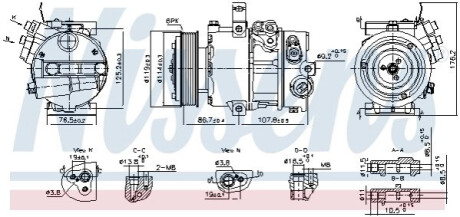 Компресор кондиціонера First Fit NISSENS 890751