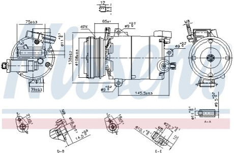 Компресор кондиціонера NISSENS 890794