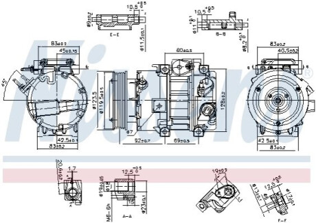 Автозапчасть NISSENS 890917