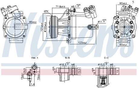 Автозапчасть NISSENS 890950