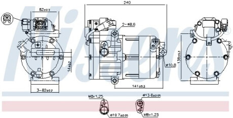 Автозапчастина NISSENS 891022