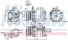 Компрессор кондиционера - (6T1619D629BC / 6T1619D629BB / 6T1619D629BA) NISSENS 89354 (фото 5)