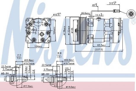 Автозапчасть NISSENS 89411