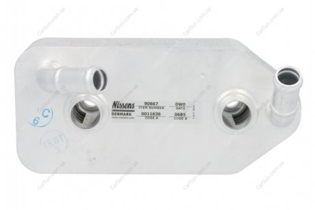 Масляный радиатор коробки передач - (96409061 / 096409061E / 096409061C) NISSENS 90667 (фото 1)