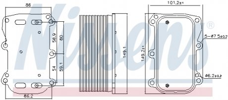 ОХОЛОДЖУВАЧ ОЛІЇ NISSENS 90876