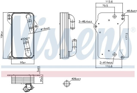 Автозапчасть NISSENS 91505