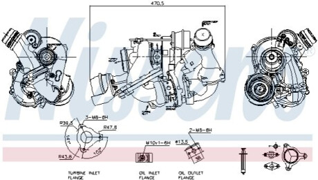 TURBOSPR─ś┼╗ARKA DB C-KLASA 2.2 14- NISSENS 93310