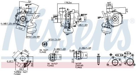 ТУРБО MAZDA 2.0D NISSENS 93550 (фото 1)