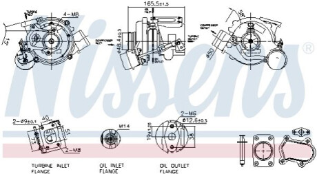 TURBO IVECO DAILY 2,8D RENAULT MASCOTT NISSENS 93611