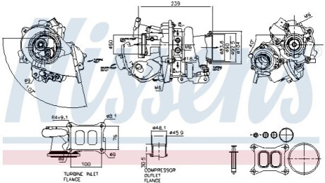 TURBO VW 2,0TFSI ARTEON/PASSAT (ZKOLEKTOREM) NISSENS 93631