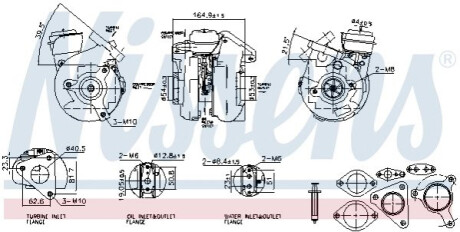 ТУРБО NISSAN 2.5DCI NAVARA/PATHFINDER NISSENS 93779