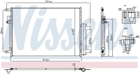 Condenser NISSENS 940955 (фото 1)