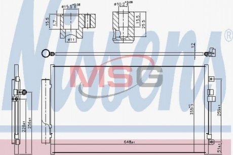 ОХОЛОДЖУВАЧ КОНДИЦІОНЕРУ NISSENS 941064