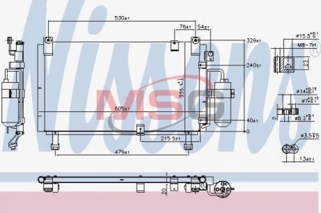 Автозапчасть NISSENS 941153