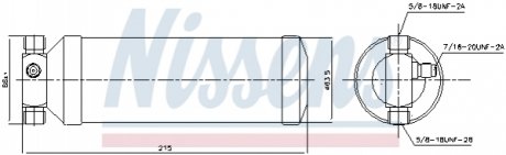 Осушитель, кондиционер NISSENS 95036