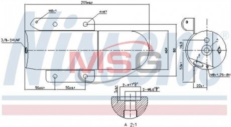 Осушувач Кондиціонера Mb Actros (Mp4/mp5)/antos/arocs Om460.907-Om936.916 >2011 NISSENS 95507