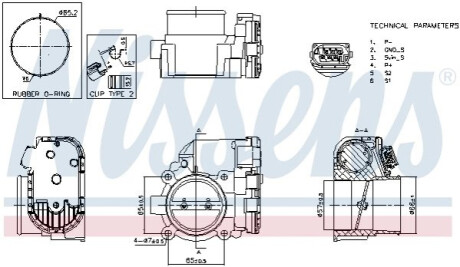 PRZEPUSTNICA DB CLK C209 03- NISSENS 955193