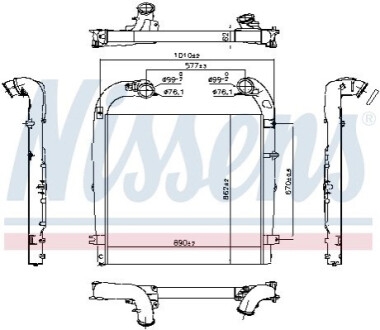 Автозапчасть NISSENS 961440