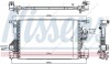 CHLODNICA INTERCOOLER NISSENS 961560 (фото 5)