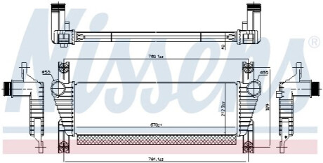 CHLODNICA INTERCOOLER NISSENS 961581