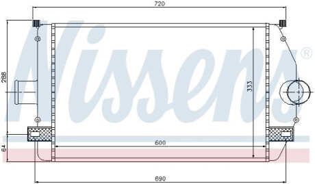 Інтеркулер NISSENS 96866