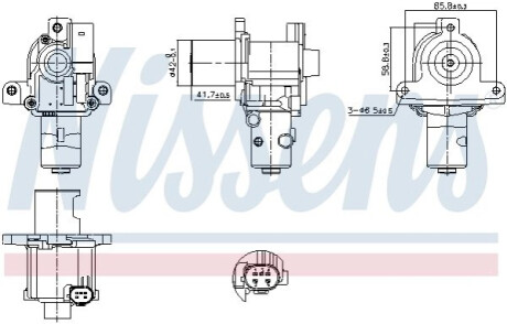 КЛАПАН EGR RENAULT 1.5DCI NISSENS 98183