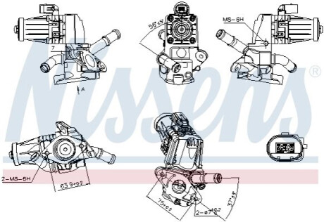 КЛАПАН EGR NISSENS 98238