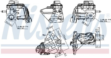 КЛАПАН EGR NISSENS 98348