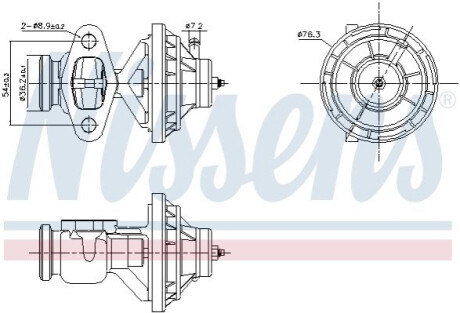 Клапан рециркуляції ВГ First Fit NISSENS 98390