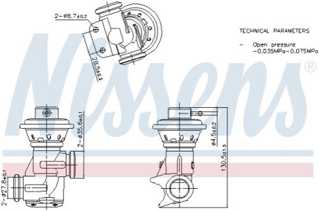 ZAWР°R EGR FIAT DUCATO 2,0JTD NISSENS 98496