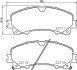 Колодки тормозные дисковые передние Nissan X-Trail III (T32) (13-)/Renault Koleo NISSHINBO NP2060 (фото 1)