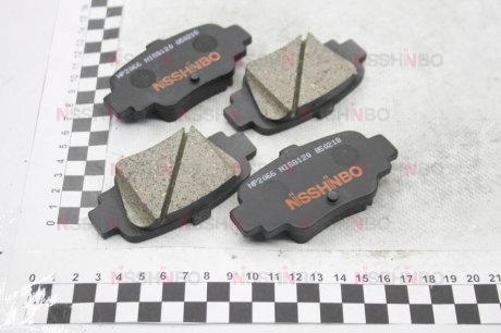 Колодки гальмівні дискові задні Nissan Micra 1.0, 1.3 (92-00) NISSHINBO NP2066 (фото 1)