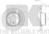 Тормозной диск передний BMW 1/2/3/4 1,8-2,0 10- (300x22) - (34116792217) NK 2015101 (фото 3)
