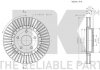 Тормозной диск - (D02061KC1BVA / 517121W250 / 517121W200) NK 202272 (фото 3)