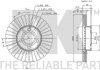 Тормозной диск - (YM211125BA / JZW615301P / 7M3615301A) NK 204772 (фото 3)