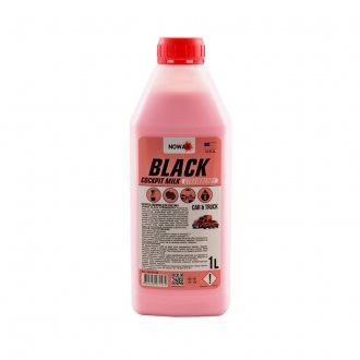 Полироль молочко для пластика 1 л концентрат BLACK Cockpit Milk с ароматом Клубники - Nowax NX01188
