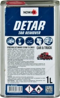 Очищувач бітумних плям Detar Tar Remover 1000мл - Nowax NX01191