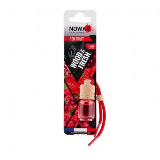 Ароматизатор автомобильный подвесной Wood Fresh Red Fruits жидкость - Nowax NX07710