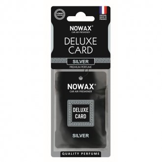 Ароматизатор Delux Card 6 г. - Silver - Nowax NX07732 (фото 1)