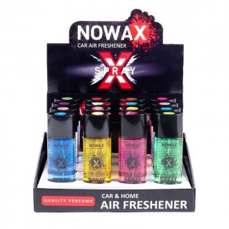 Набор ароматизаторов MIX 1 спрей 16 шт 50 мл X Spray - Nowax NX07771