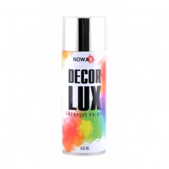 Акриловая краска хром Bright Decor Lux 450мл - Nowax NX48041